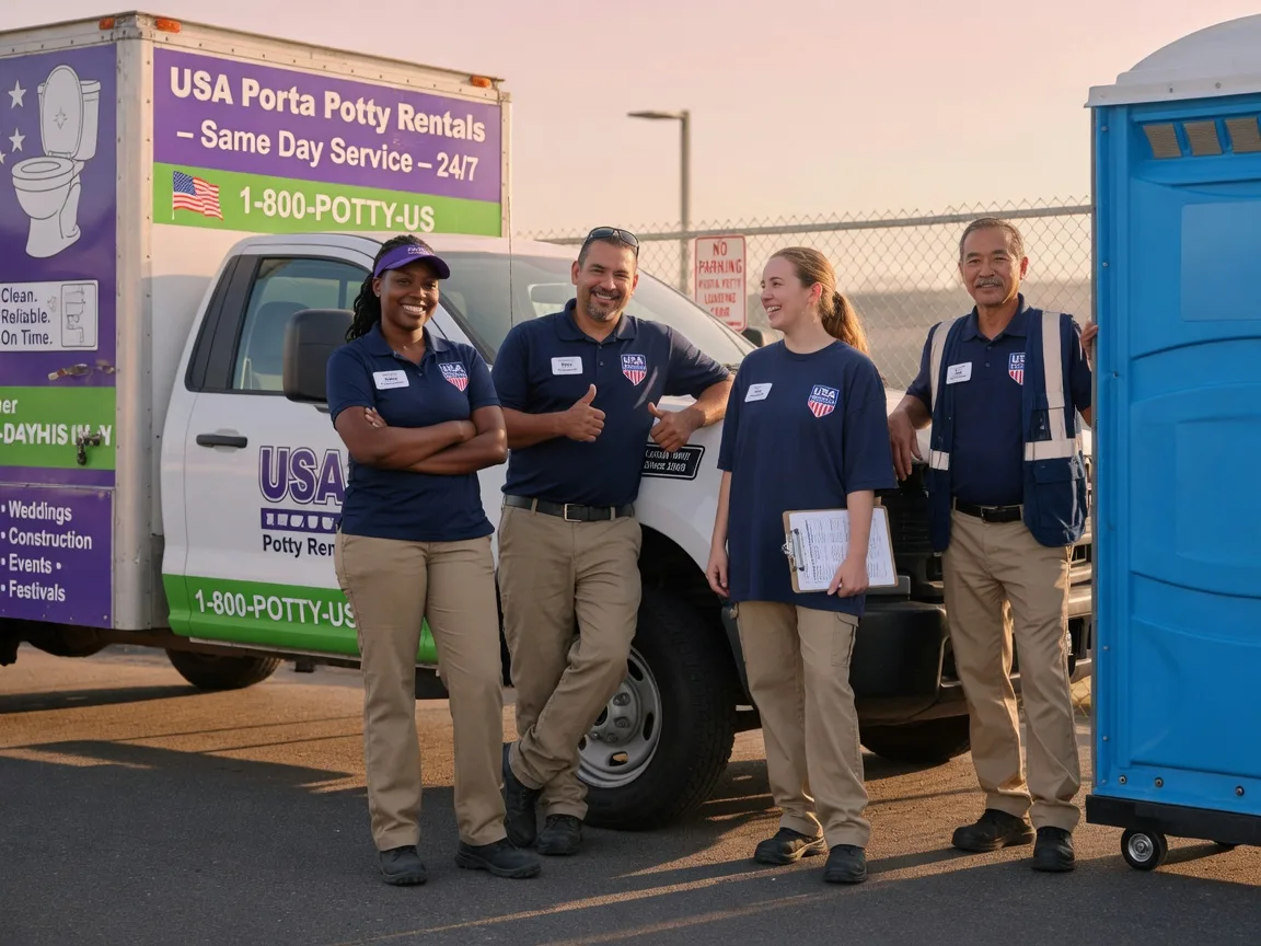Porta Potty Rental company in Flat Rock, IL
