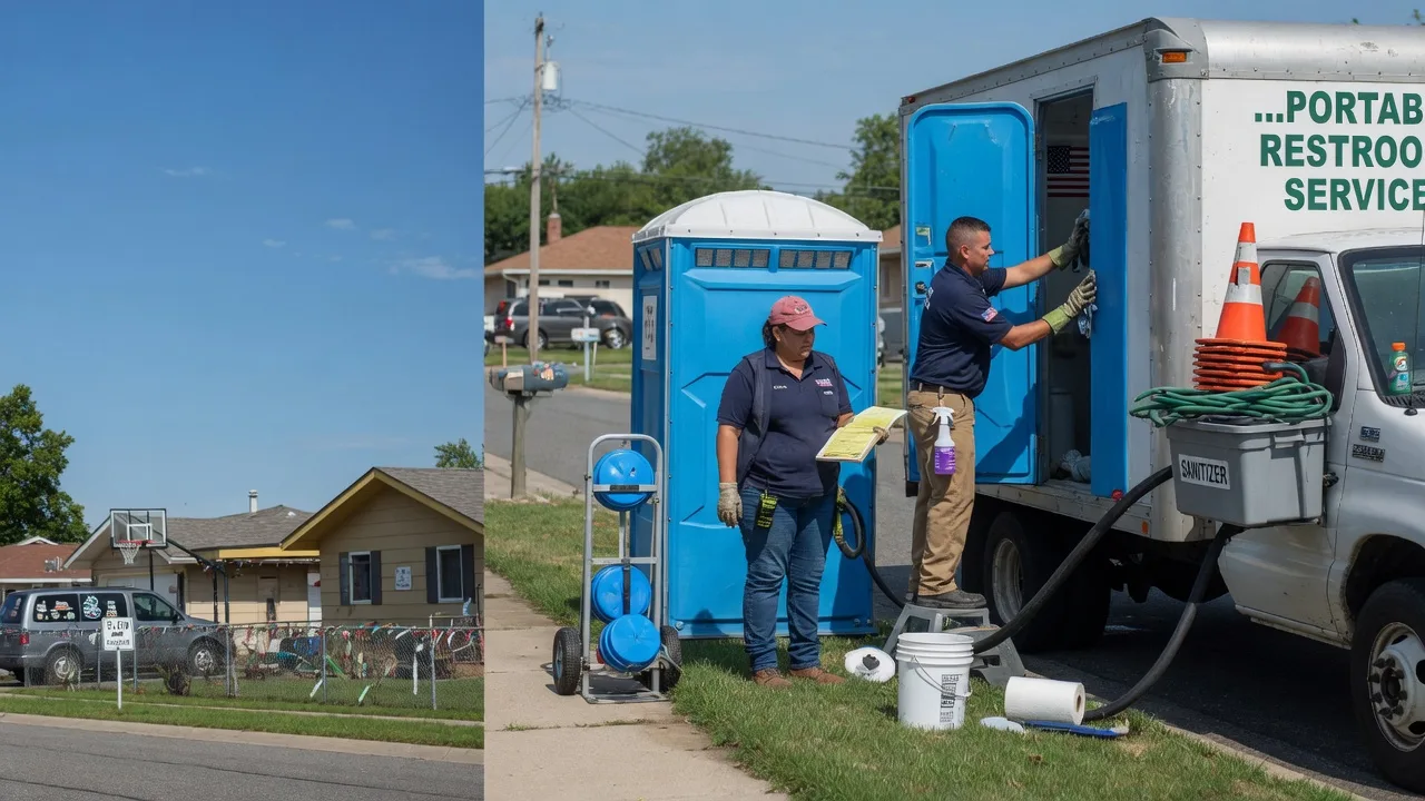 Portable Toilet Rental in Flat Rock, IL near me